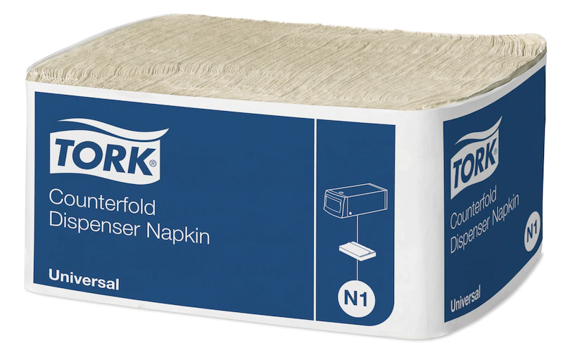 Tork Dispenserservet Counterfold Universal – 1-laags – Naturel