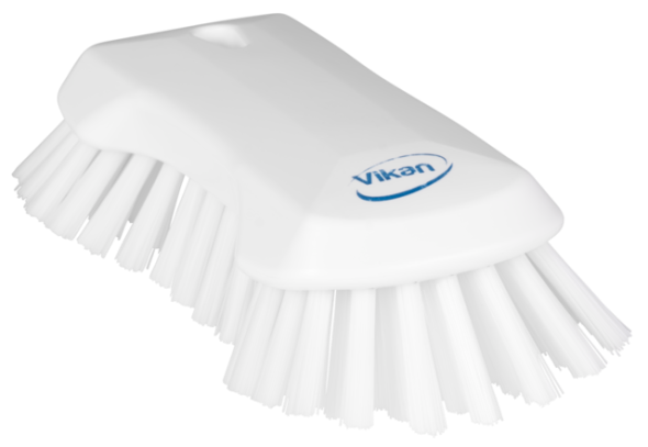 Vikan – XL Hand Brush, 230 mm, Very hard, White
