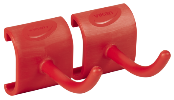 Vikan – Hygiene onderdeel – Voor HygGo Mobile Cleaning Station – Lange haak 90mm – Rood