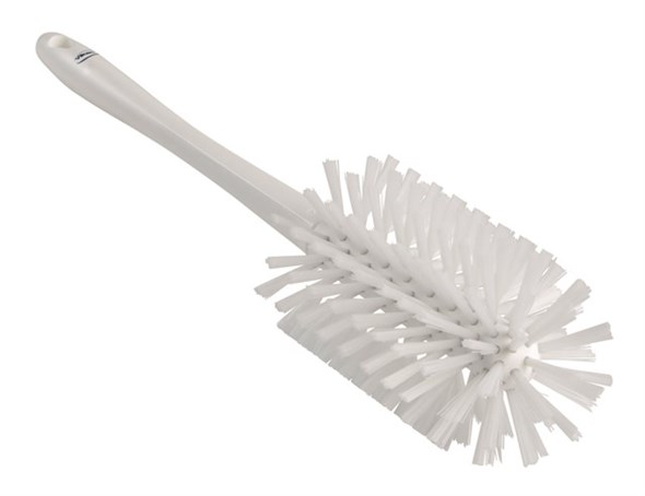 Vikan – Ultra Hygiene pijpenborstel – Medium Harde vezels – 430mm – Ø90mm – Wit