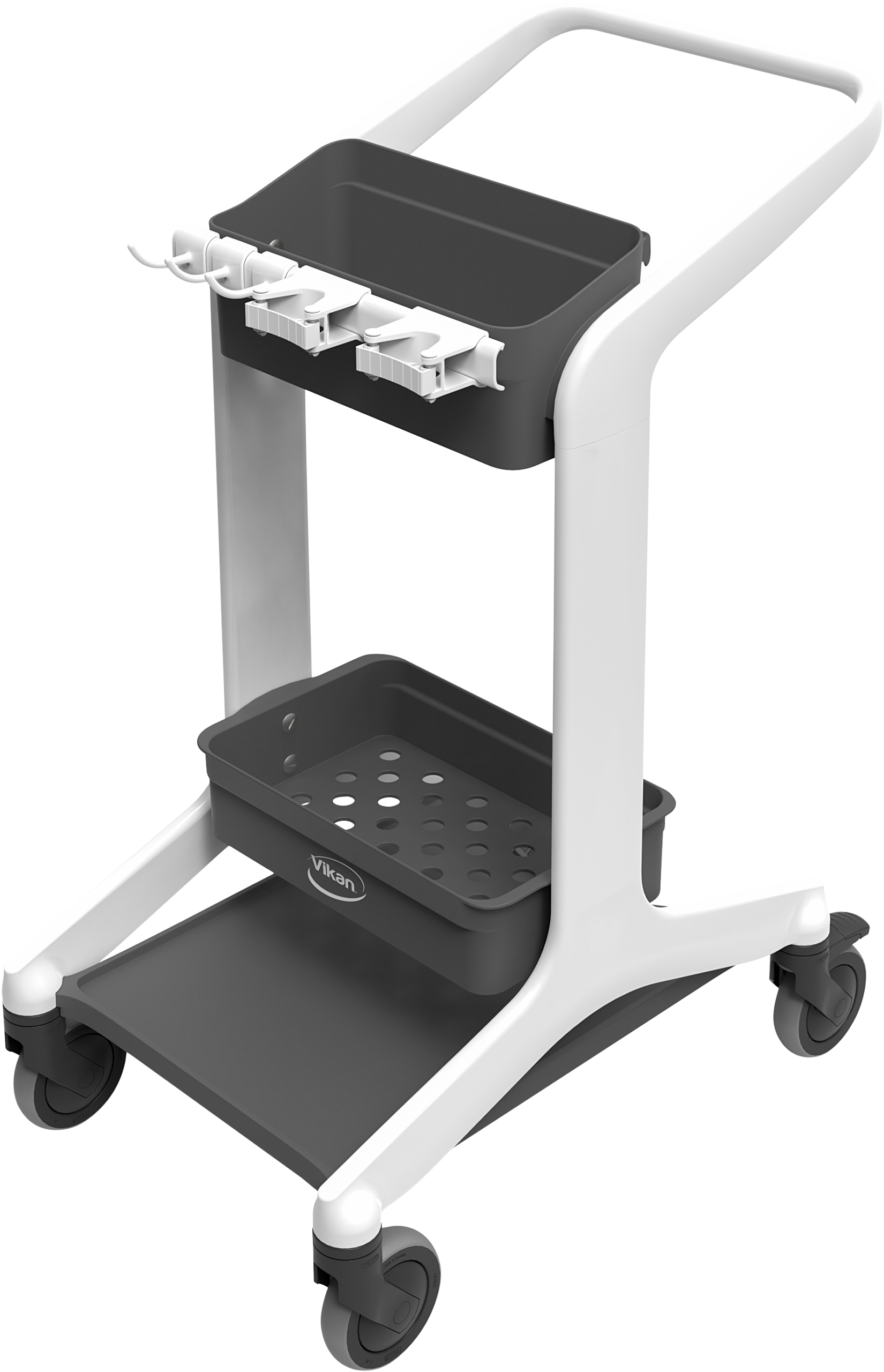Vikan – HyGo Mobile Cleaning Station ongemonteerd wit