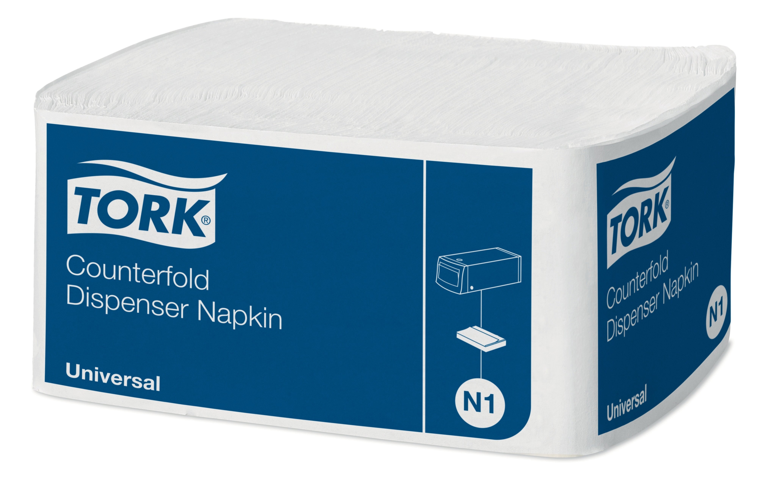 Tork Dispenserservet Universal counterfold 1-laags wit 7.200st/doos