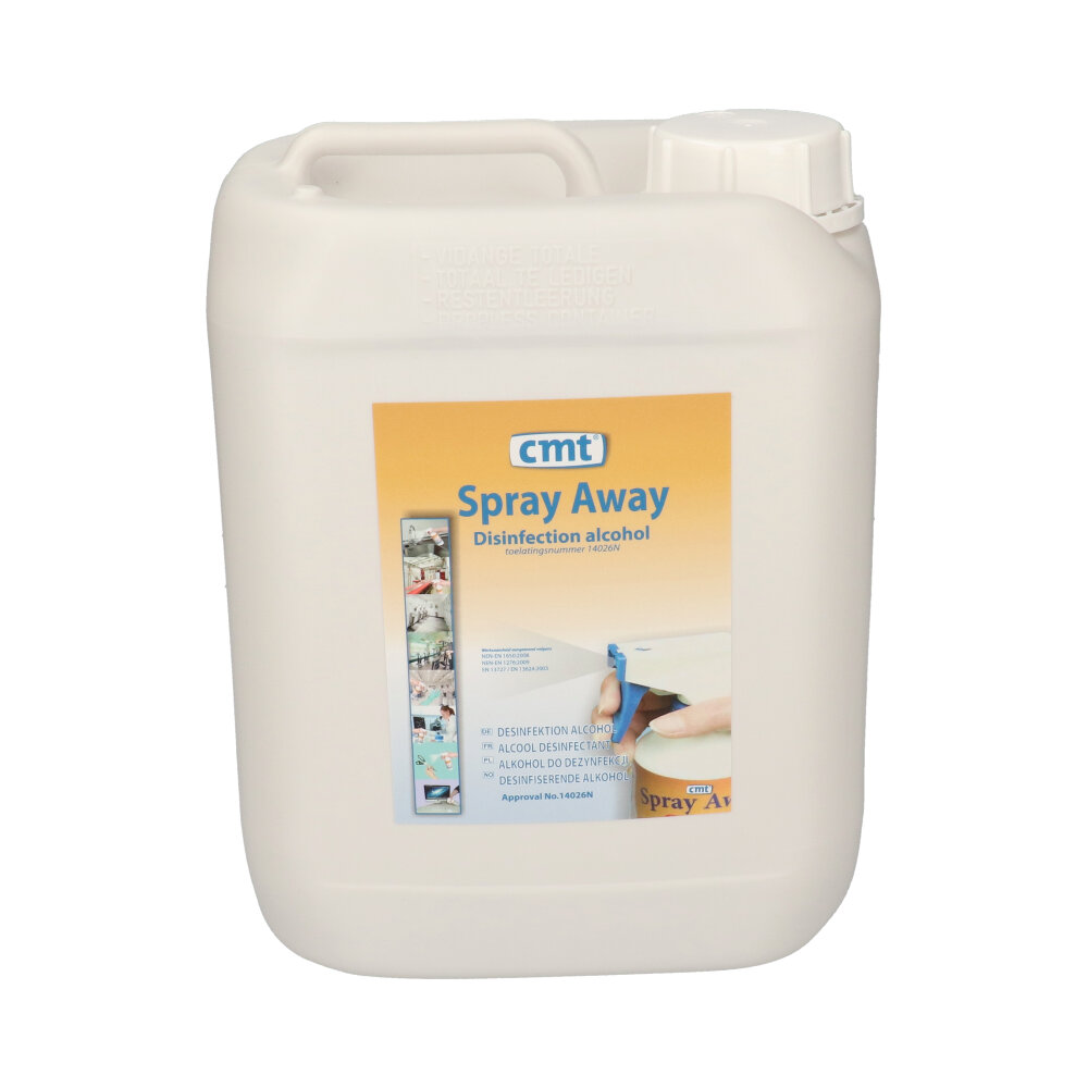 CMT – Spray-Away – Desinfectie alcohol – 5L can