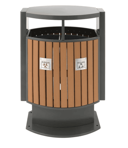 Buitenafvalbak afvalscheiding