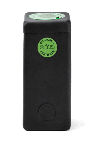 Afvalbak met klepdeksel 60 liter