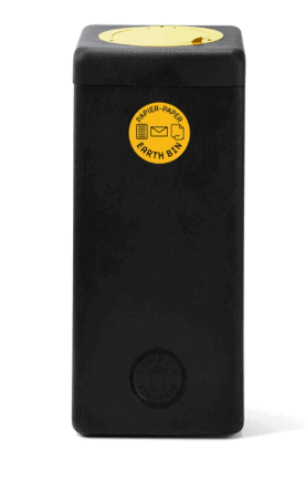 Afvalbak met klepdeksel 90 liter