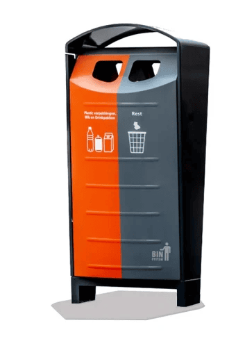 Buitenafvalbak 2×50 liter