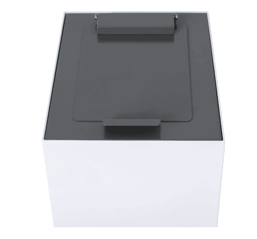 Top met klepdeksel voor modulaire afvalscheidingsunit 60 liter