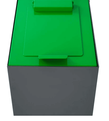 Top met klepdeksel voor modulaire afvalscheidingsunit 60 liter