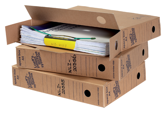 Archiefdoos Loeff's Space Box 4550 A4 320x240x60mm - Afbeelding 3
