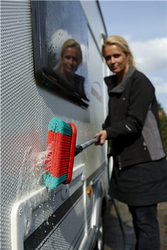 Vikan - Transport 526852 wasborstel 24 cm - hoekverstelbaar - watertoevoer stootrand - Afbeelding 7