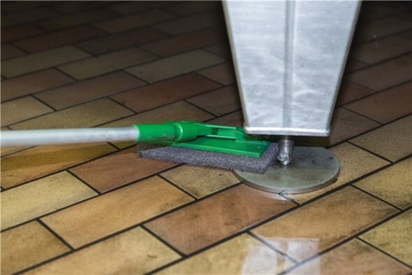 Vikan - Hygiene - Steel - Ergonomisch - Aluminium - Blauw -150cm - Afbeelding 11