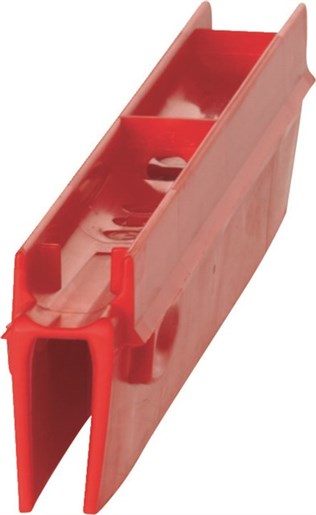 Vikan - Hygiene vervangingscassette - Full colour - 250mm - Met duimgreep - Rood - Afbeelding 4