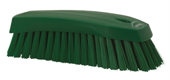 Vikan - Hygiene - Grote werkborstel - Harde vezels - Groen - Afbeelding 3