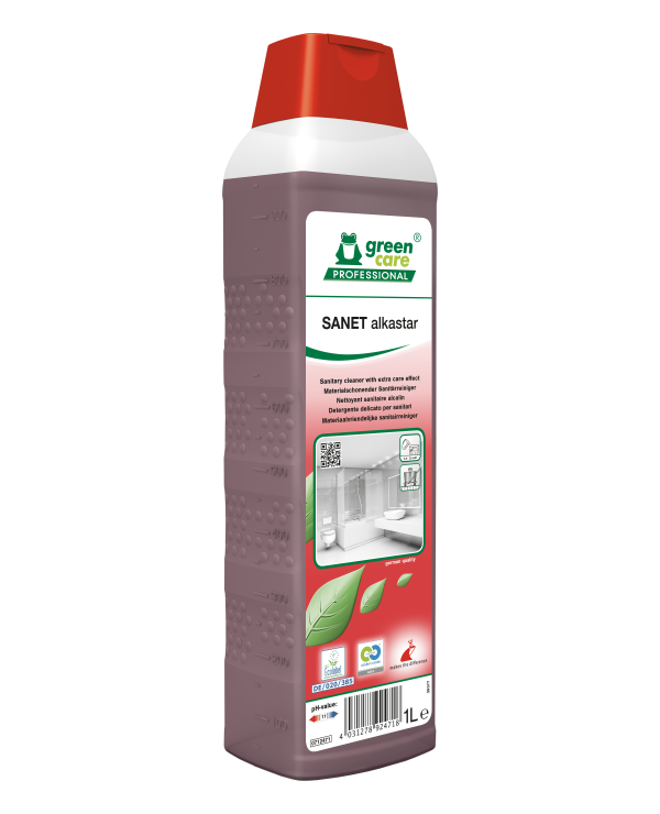 SANET alkastar – Duurzame alkalische sanitairreiniger – 1L