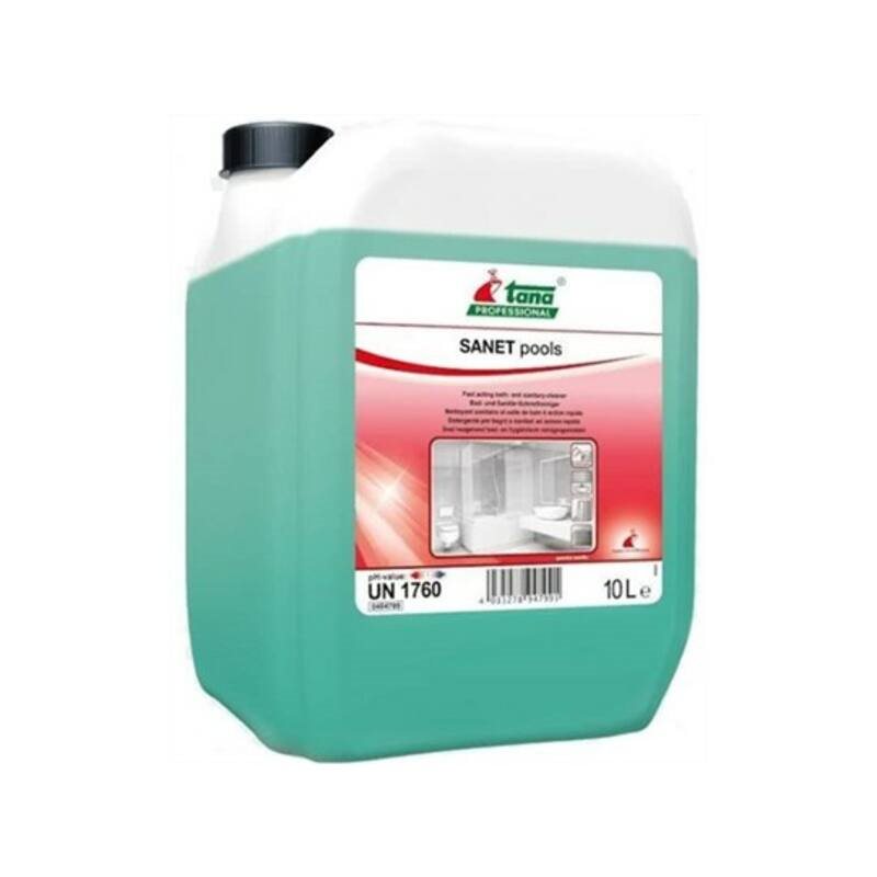 SANET pools – Snelwerkende sanitairreiniger – 10L