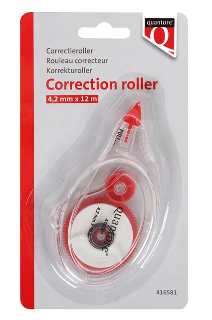 Correctieroller Quantore 4.2mmx12m op blister - Afbeelding 2