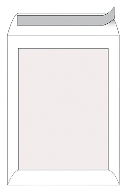 Envelop Quantore bordrug EA3 312x441mm zelfklevend wit 100 s