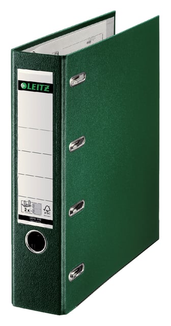 Giro-/bank ordner Leitz A4 met dubbele mechaniek 80mm PP gro