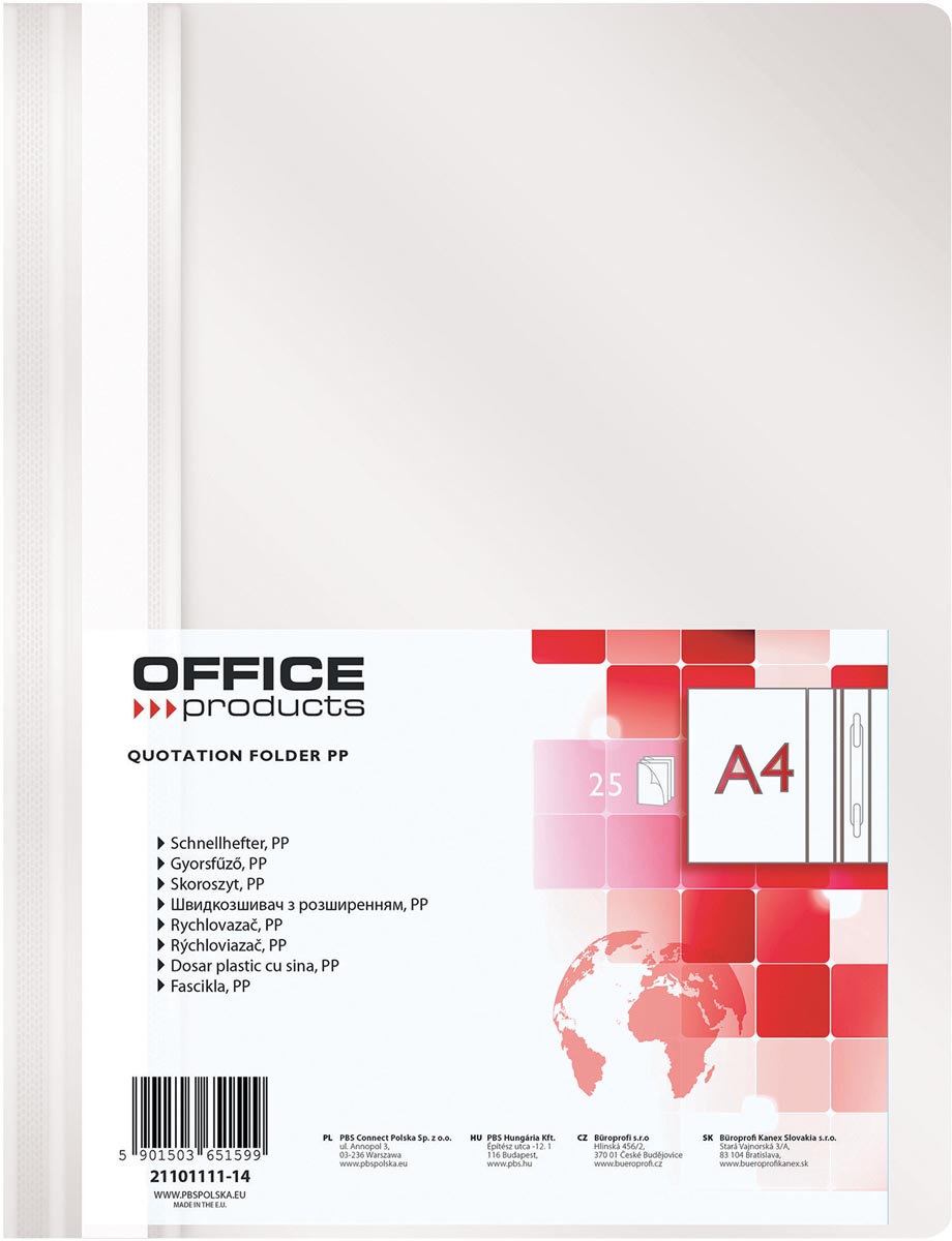 OFFICE products snelhechtmap, wit