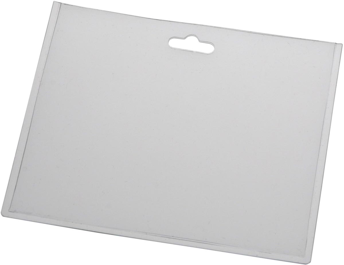 Europel badgehouder, ft 90 x 60 mm, gesloten