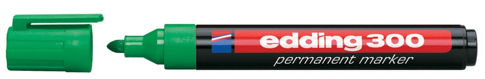 edding permanent marker 300 groen
