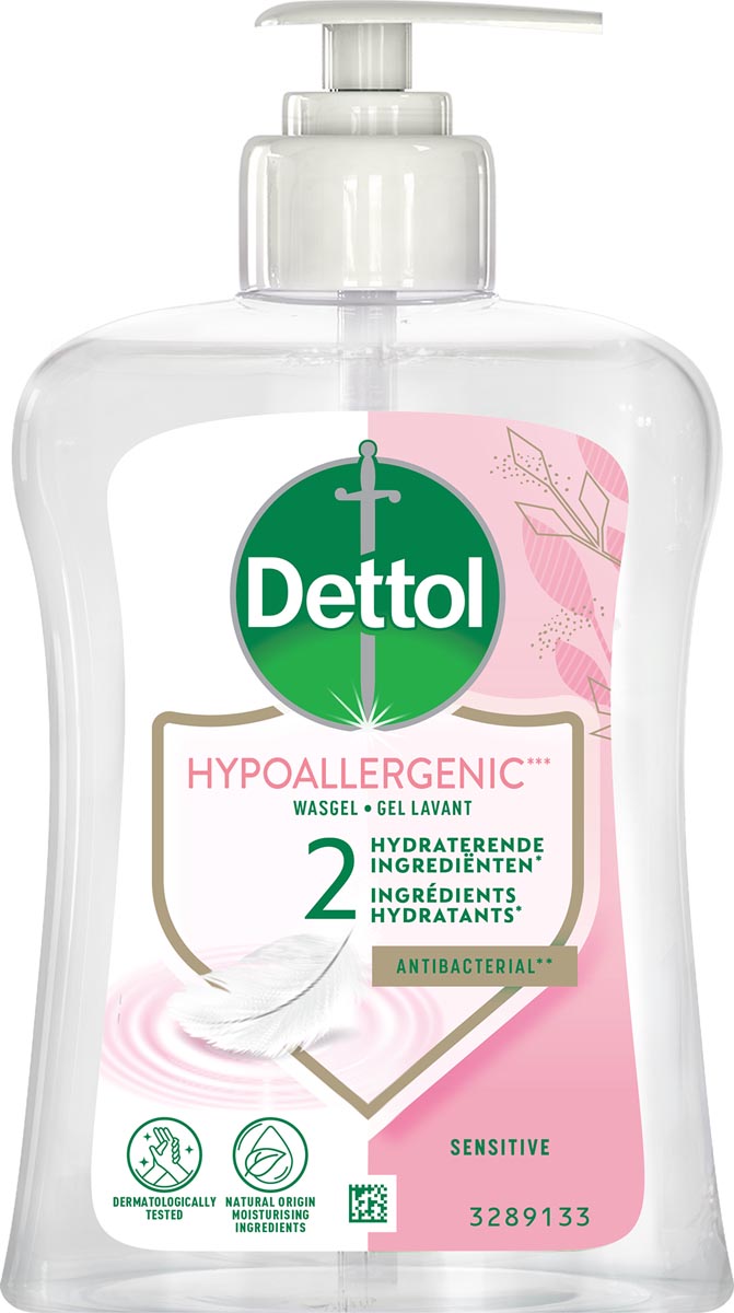 Dettol handzeep Hypoallergenic, hypoallergenic, flacon van 250 ml