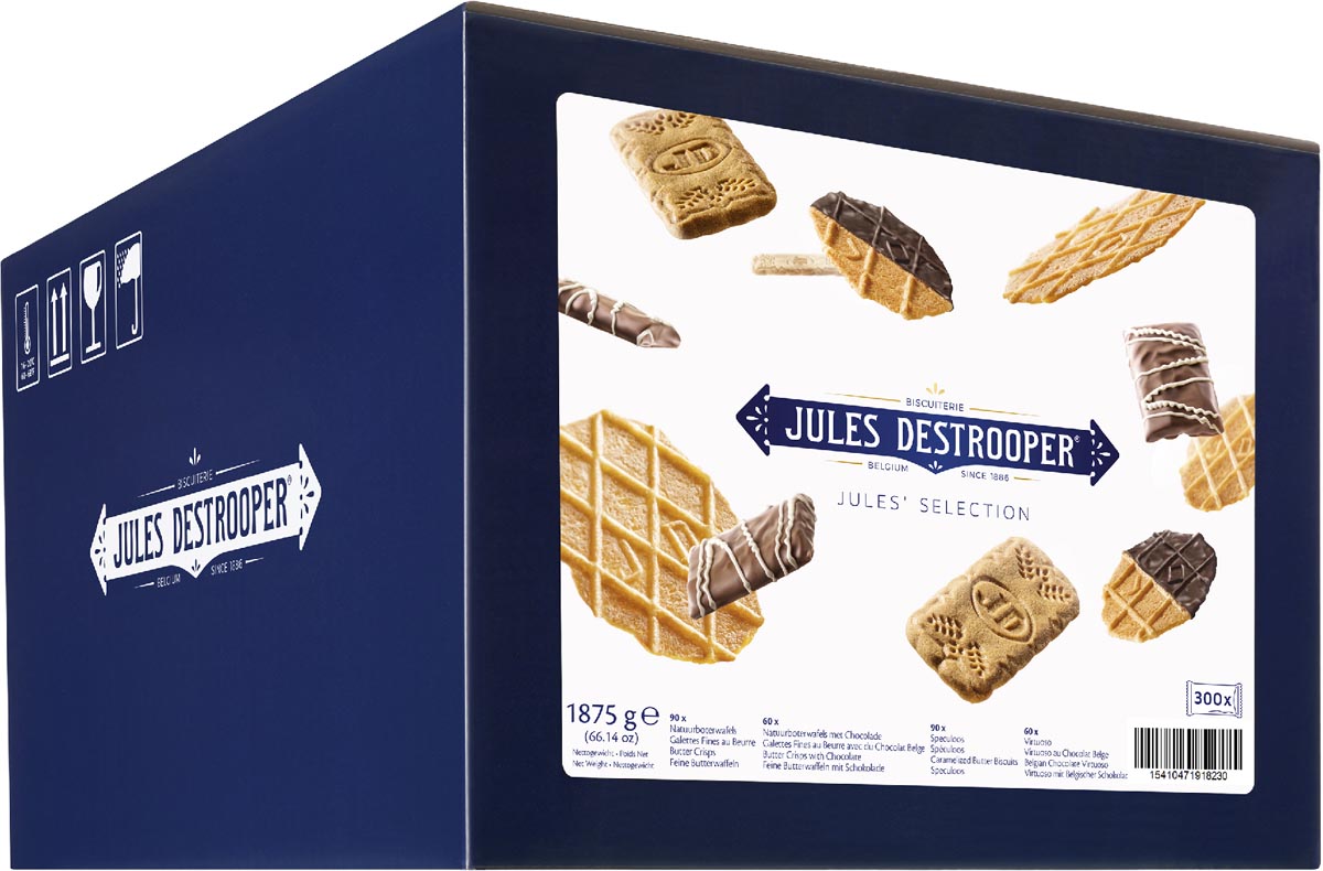 Jules Destrooper koekjes Jules’ Selection, doos van 300 stuks