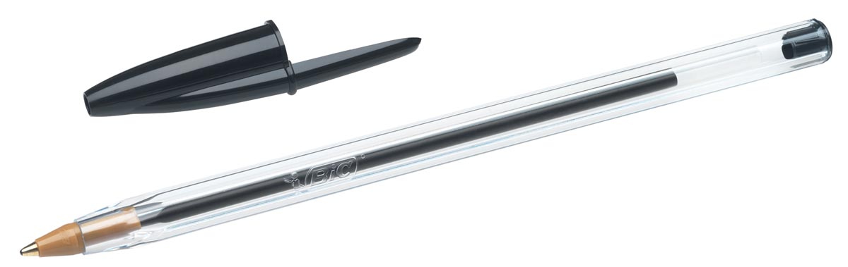 Bic balpen Cristal Medium zwart - Afbeelding 2
