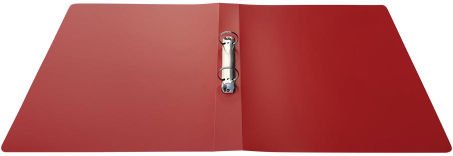 Alpha ringmap, voor ft A4, uit PP, 2 ringen van 25 mm, rood - Afbeelding 3