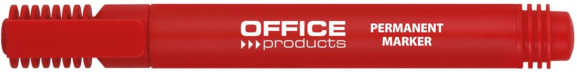 OFFICE products permanent marker 1-3 mm, rond, rood