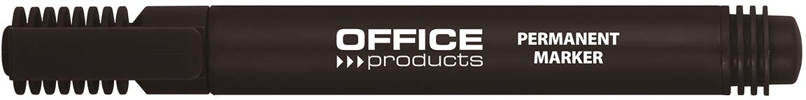 OFFICE products permanent marker 1-3 mm, rond, zwart