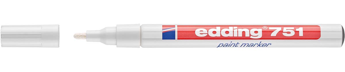 Edding paintmarker e-751 Professional wit - Afbeelding 2