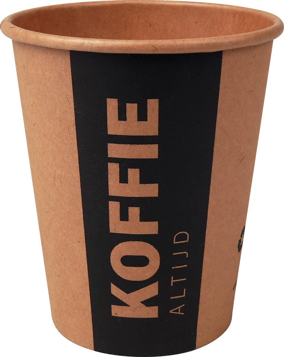 Beker uit karton (altijd koffie), 237 ml, diameter 80 mm, pak van 50 stuks