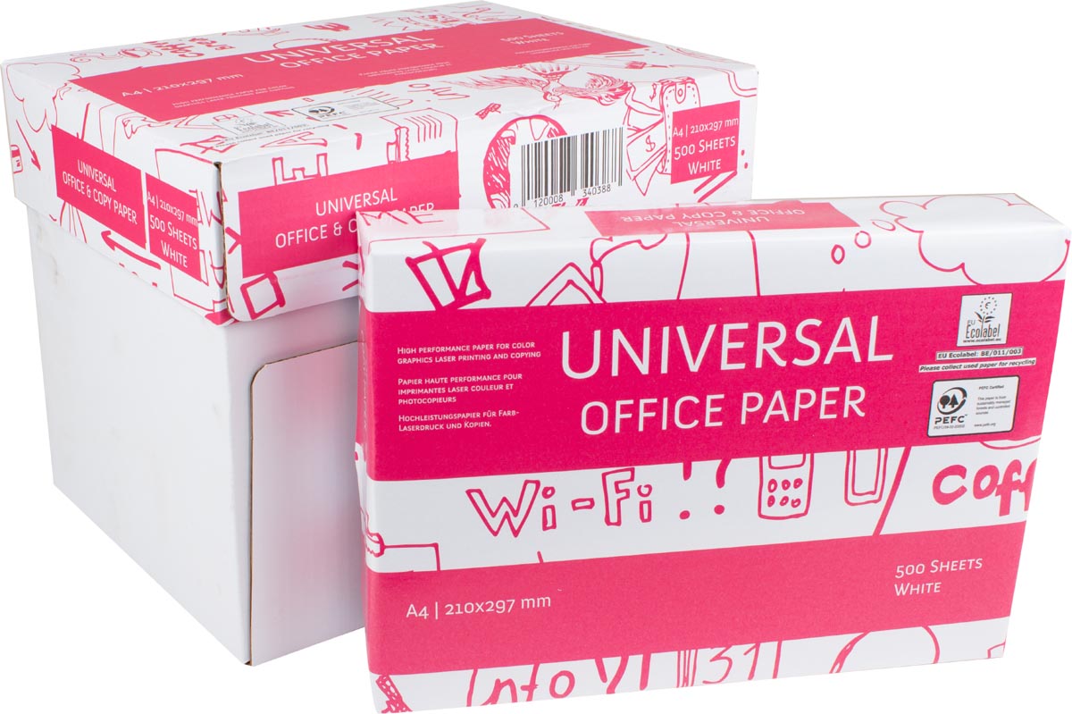 Kopieerpapier ft A4, 75 g, 160 CIE, pak van 500 vel - Afbeelding 3
