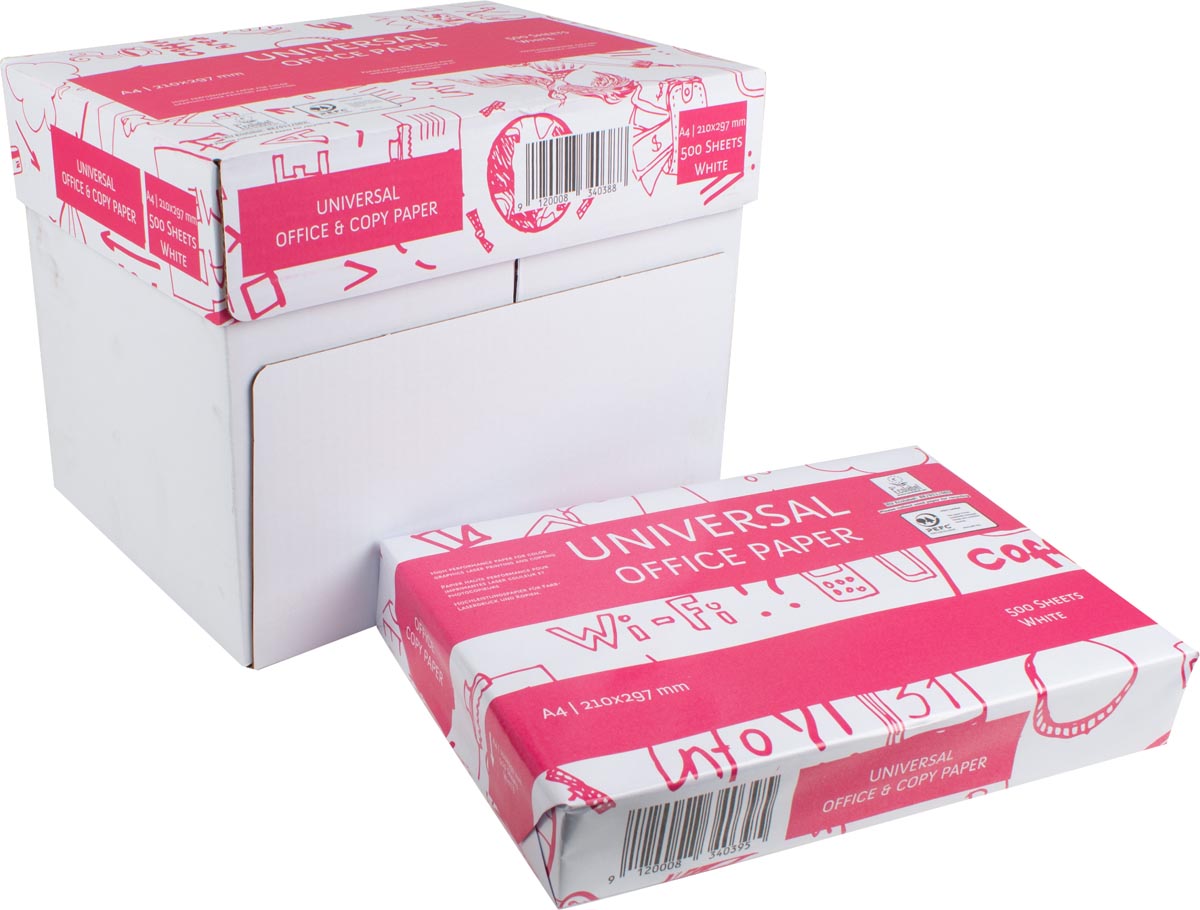 Kopieerpapier ft A4, 75 g, 160 CIE, pak van 500 vel - Afbeelding 4