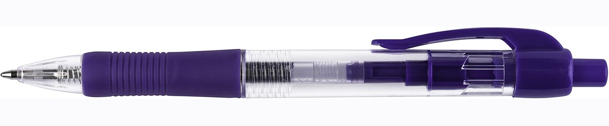 Q-CONNECT balpen, retractable, 0,7 mm, medium punt, blauw