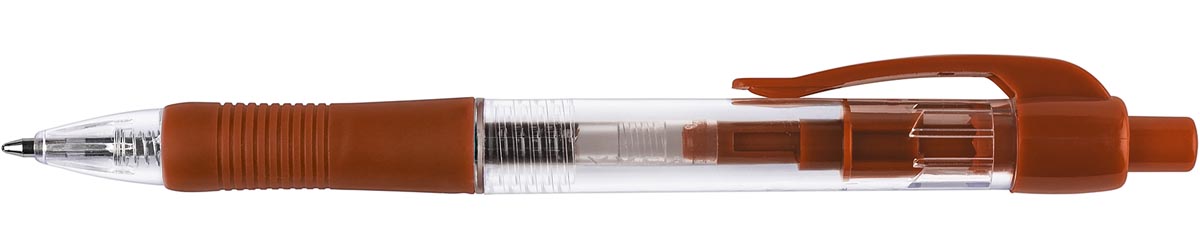 Q-CONNECT balpen, retractable, 0,7 mm, medium punt, rood