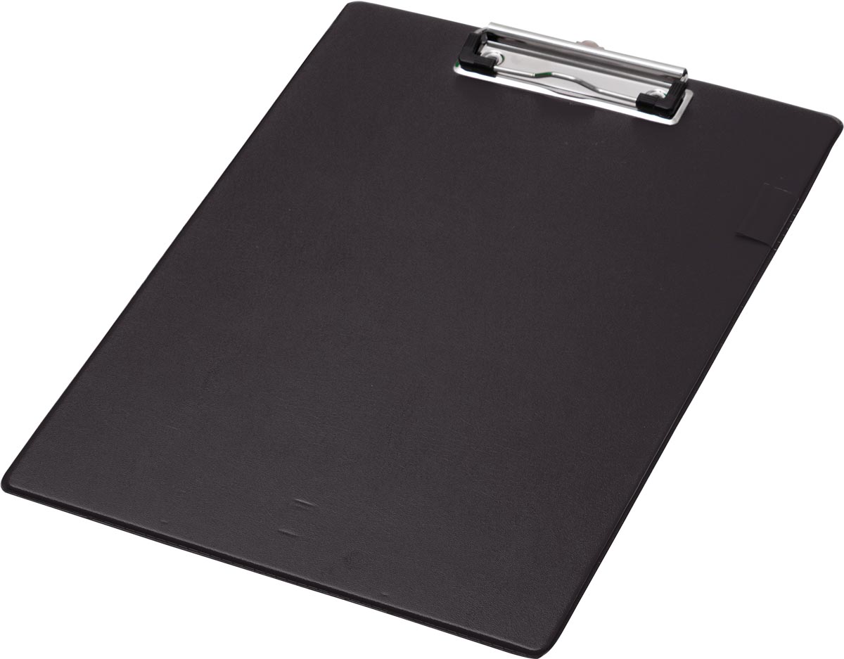Q-CONNECT klemplaat, PP, ft A4, zwart