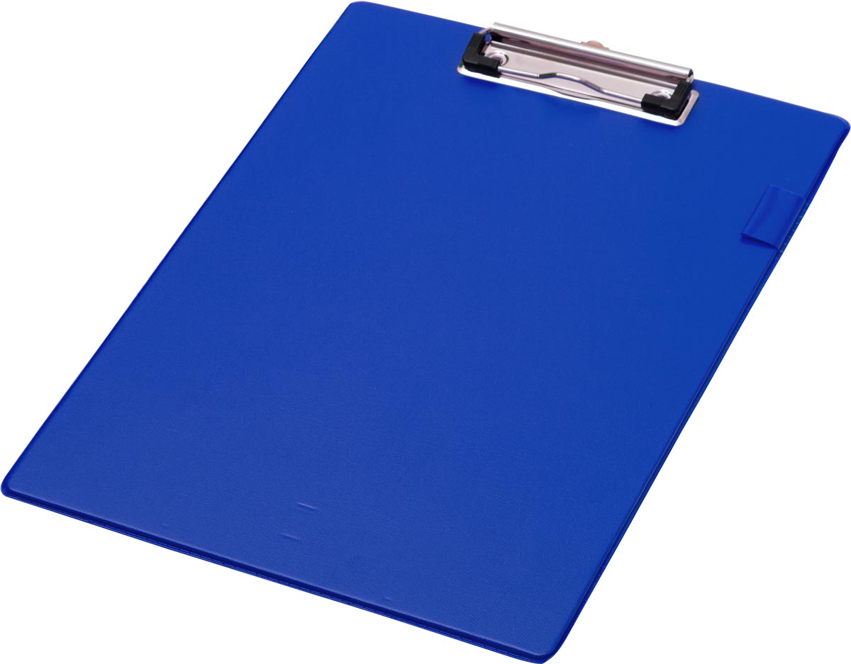 Q-CONNECT klemplaat, PP, ft A4, blauw
