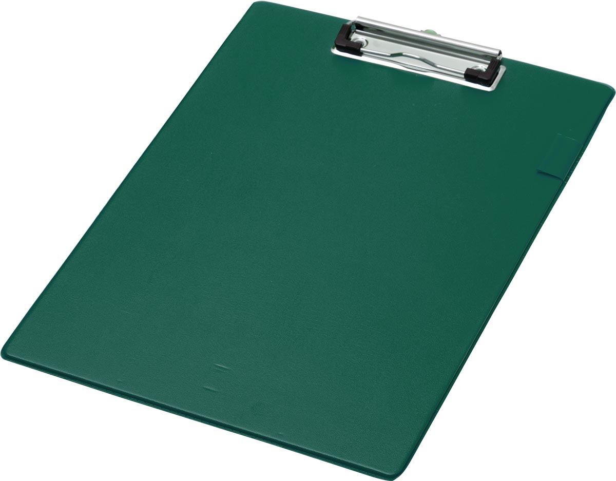 Q-CONNECT klemplaat, PP, ft A4, groen