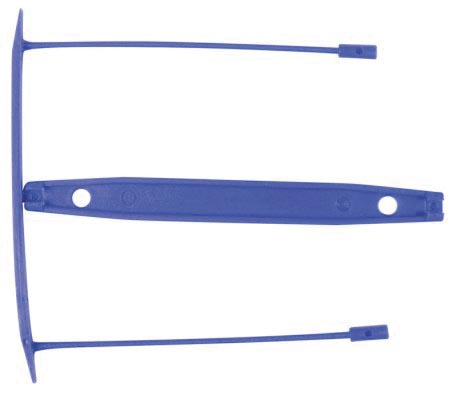Q-CONNECT archiefbinder E-clip, doos van 100 stuks, blauw - Afbeelding 4