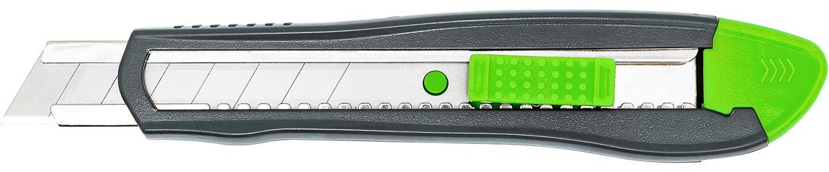 Q-CONNECT Heavy Duty cutter, zwart/groen