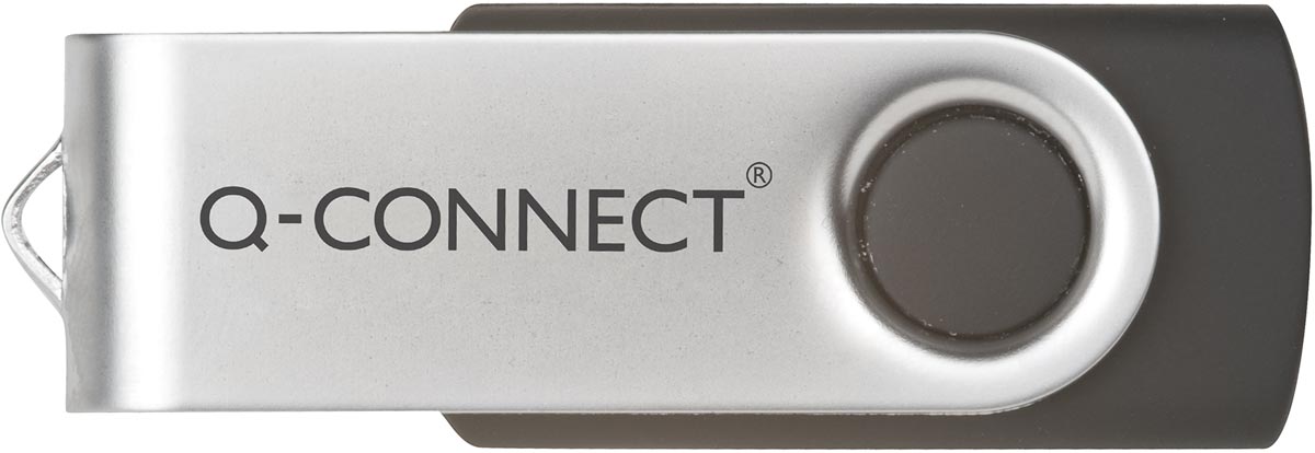 Q-CONNECT USB stick 2.0, zwart, 64 GB - Afbeelding 2