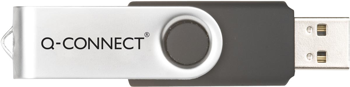 Q-CONNECT USB stick 2.0, zwart, 32 GB