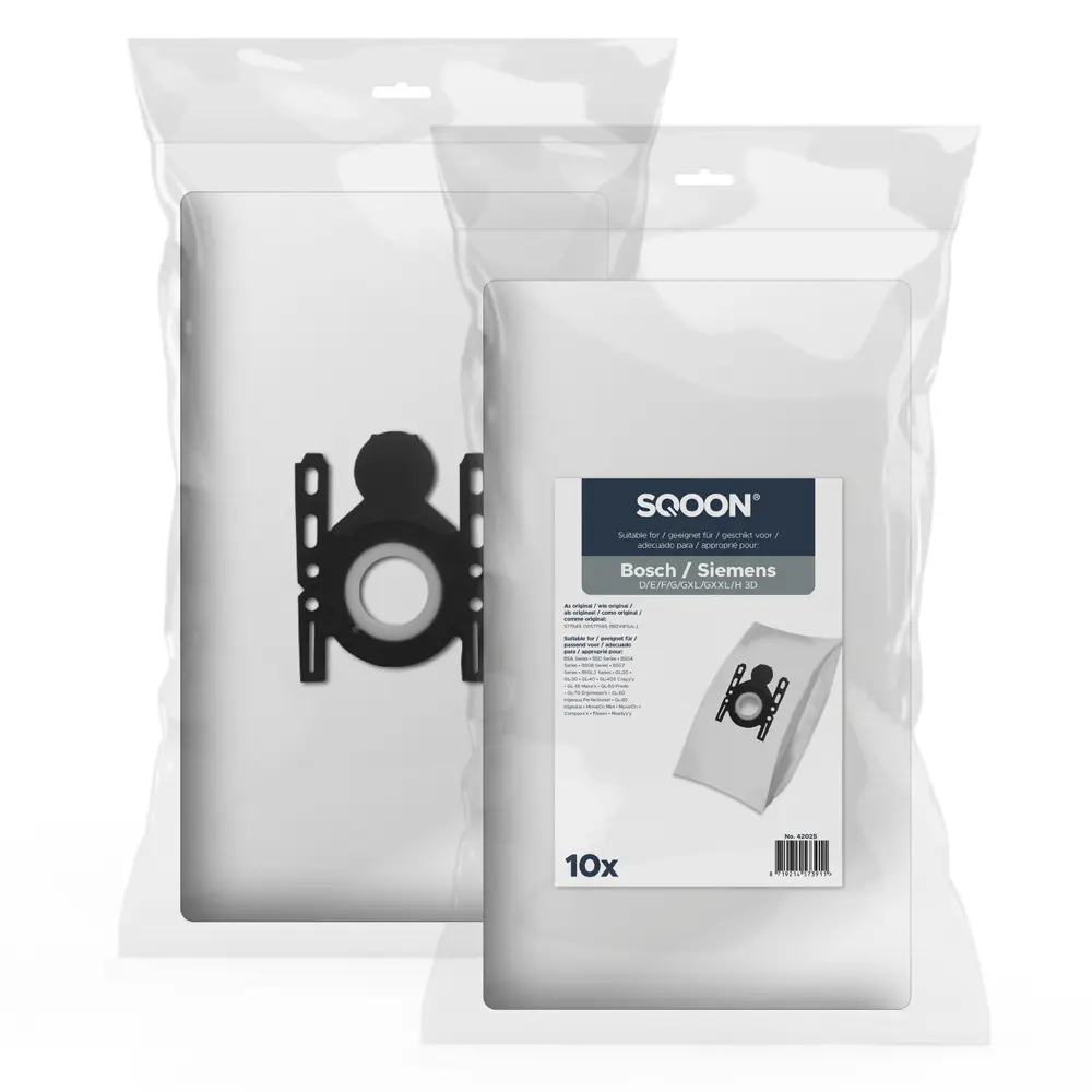 SQOON Stofzuigerzakken geschikt voor Bosch / Siemens G-All 3-D