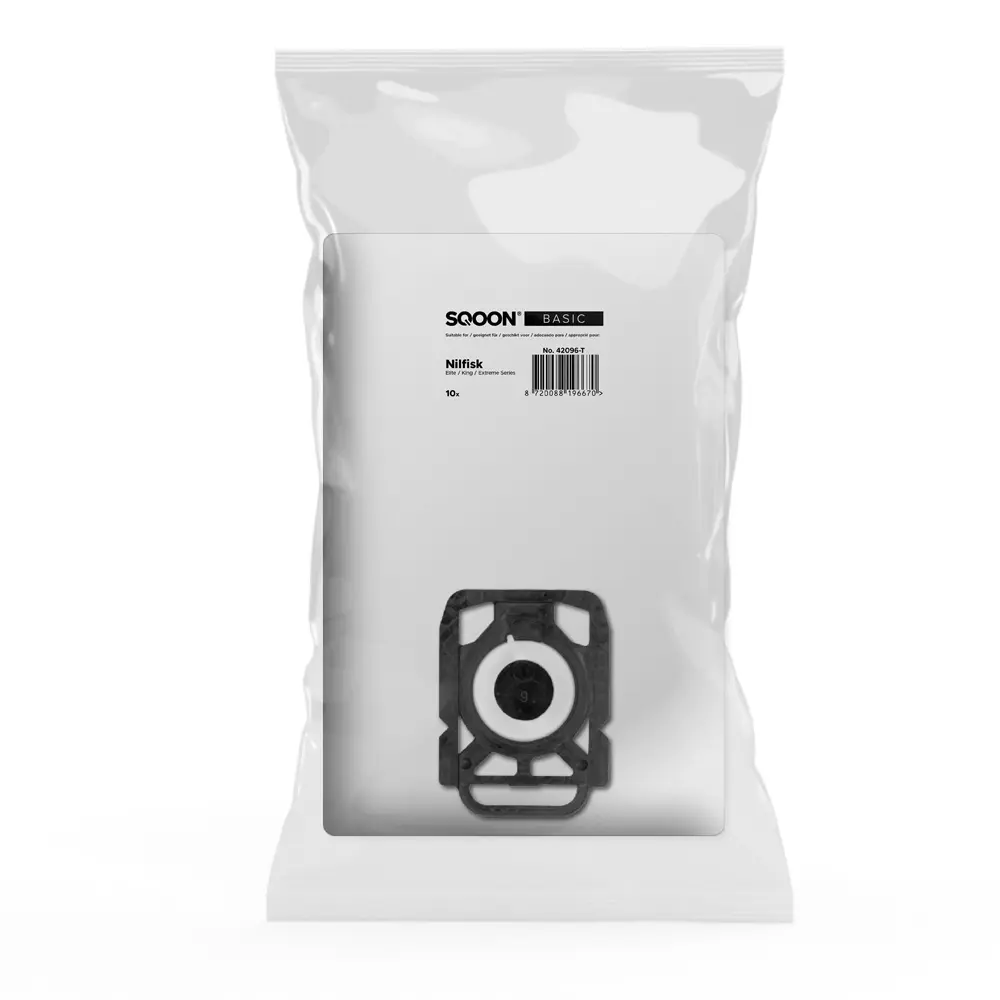 SQOON Stofzuigerzakken geschikt voor Nilfisk Elite/King/Extreme 3-D