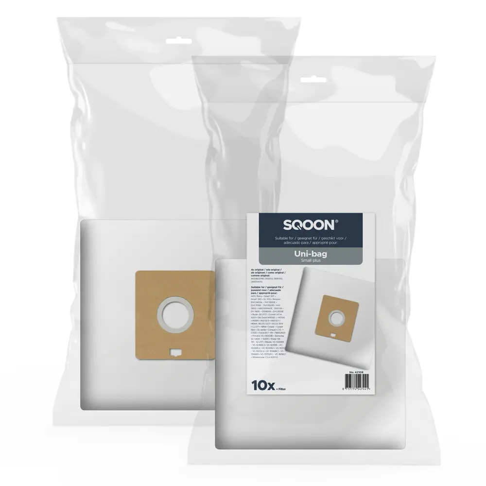 SQOON Stofzuigerzakken geschikt voor Uni-bag plus small