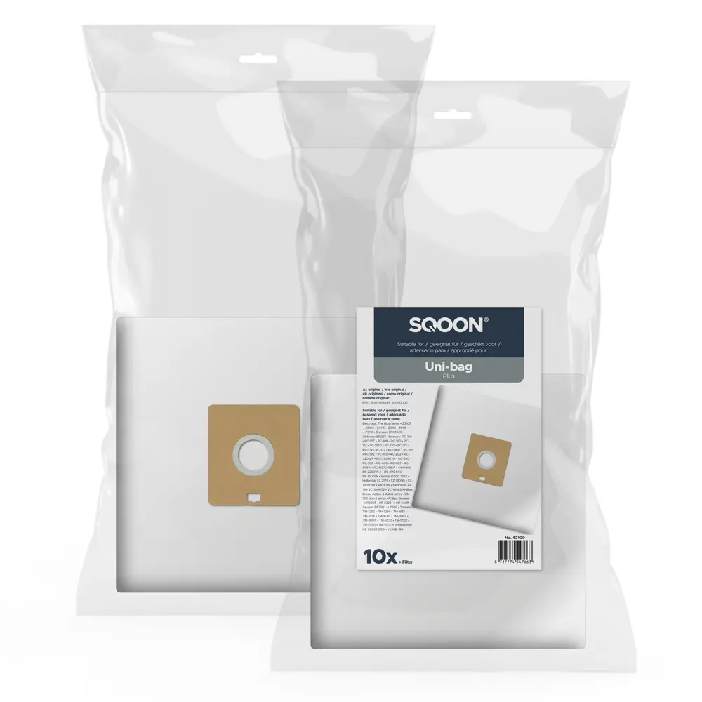 SQOON Stofzuigerzakken geschikt voor Uni-bag plus