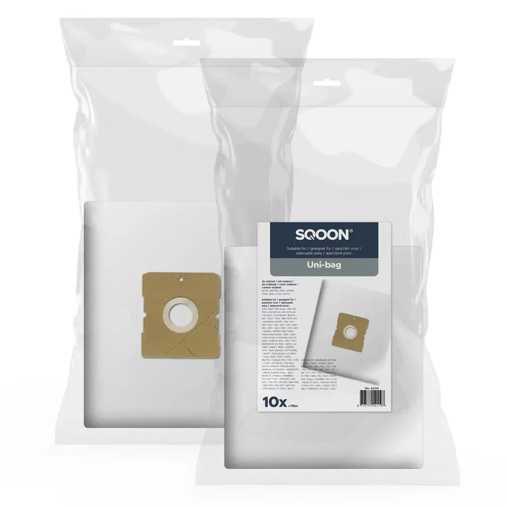 SQOON Stofzuigerzakken geschikt voor Uni-bag